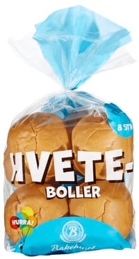 Hveteboller 8stk Bakehuset
