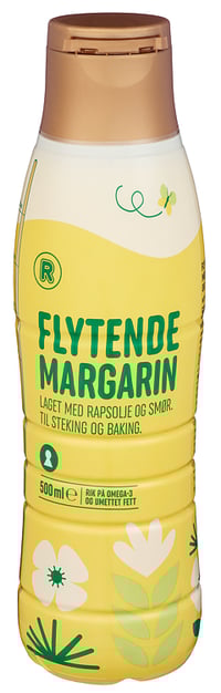 Flytende Margarin m/Smør og Rapsolje 500ml Rema 1000