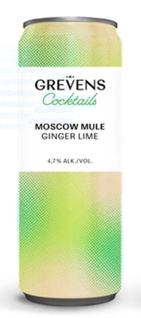 Grevens Cocktails Moscow Mule 0,33l boks