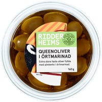 Queenoliven m/Urtemarinade 160g Ridderheims