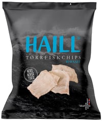 Haill Tørrfisk Chips Havsalt og Olivenolje 30g