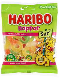 Nappar Sur 80g Haribo