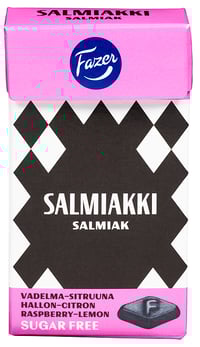 Fazer Salmiakki Raspberry Lemon 40g