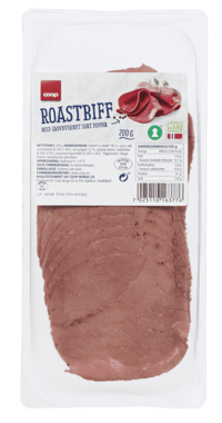 Coop Roastbiff Pepper 200g