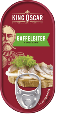 King Oscar Gaffelbiter Dill 50g