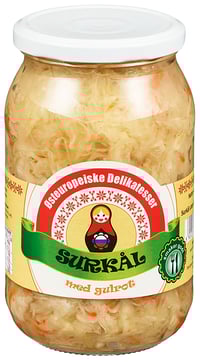 Surkål m/Gulerot Østeuropeiske Delikatesser 830g