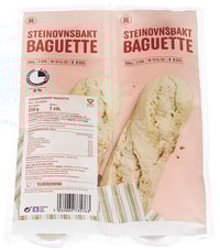 Steinovnsbakt Baguetter Fine 2x125g Rema 1000