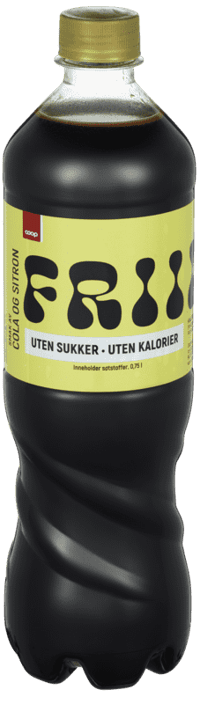 Coop Frii Cola med Sitron 0,75l
