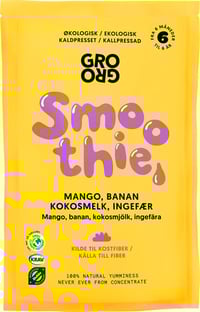 Smoothie med mango og banan Fra 6 mnd, Økologisk, 100 g