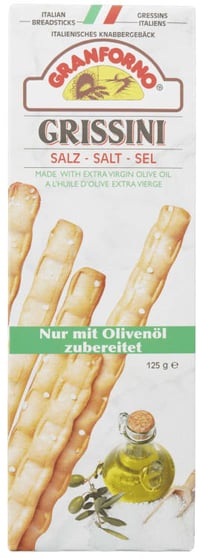 Grissini Salt 125g Granforno