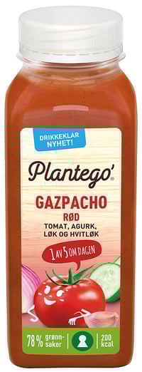 Gazpacho Rød 250ml Plantego'