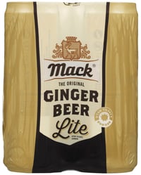 Mack Ginger Beer Lite 0,33lx4 boks