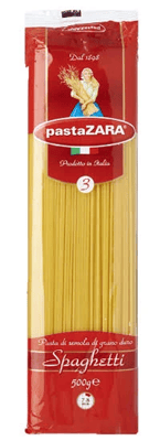 Spagetti 500g Pasta Zara