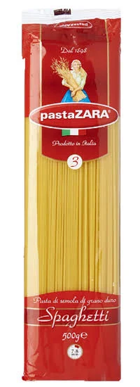 Spagetti 500g Pasta Zara
