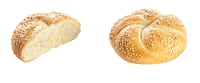 Kaiser Roll With Sesame Seeds Rundstykker