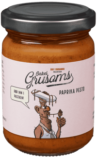 Onkel Grusoms Pesto Papria 135g