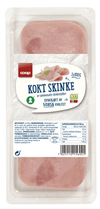Coop Kokt Skinke 2x100g
