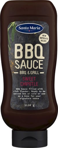 Bbq Sauce Sweet Chipotle 1110g Santa Maria