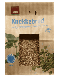 Coop Knekkebrød med Urter & Havsalt 230g