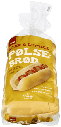 Coop Pølsebrød 10pk 600g