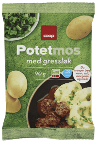 Coop Potetmos med Gressløk 90g