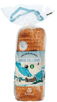 Norsk Fjellbrød Skåret 750g Bakehuset