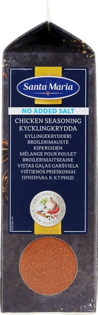 Kyllingkrydder No Added Salt 445g Santa Maria