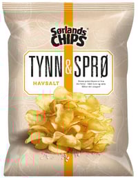 Tynn&Sprø Chips Havsalt 170g