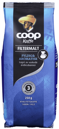 Coop Filtermalt Kaffe Blå 250g
