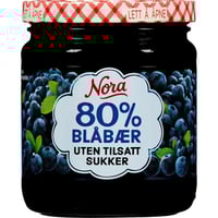 Blåbær Syltetøy U Tilsatt Sukker 275g