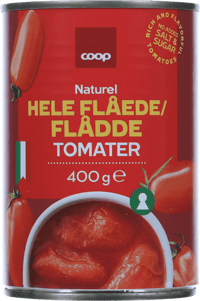 Coop Hele Flådde Tomater 400g