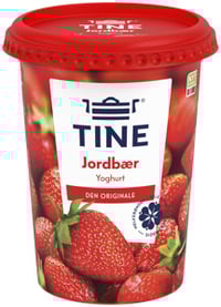 Yoghurt Jordbær 500g Tine
