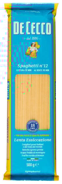Spaghetti 500g De Cecco