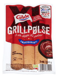Gilde Grillpølse XL 330g