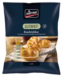 Rundstykker Fine glutenfri 4stk 260g Hatting