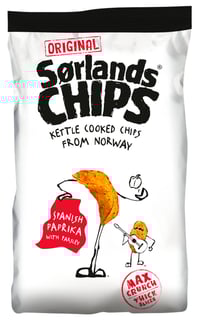 Sørlandschips Spanish Paprika 160g