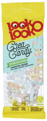 Look-O-Look Crea Candy Bricks 42g