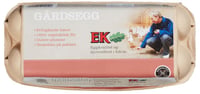 Gårdsegg L 10stk Ek