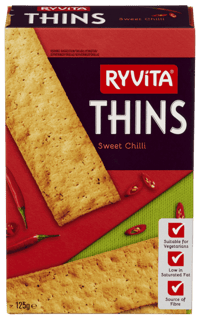 Ryvita Thins Sweet Chilli 125g