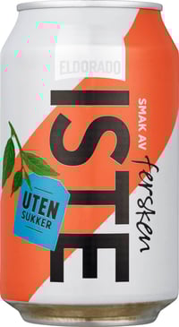 Iste Fersken u/Sukker 0,33l boks Eldorado