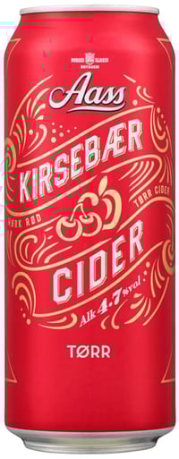 Aass Cider Kirsebær 0,5l boks
