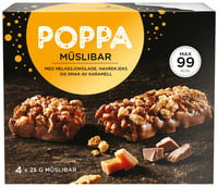 Poppa Muslibar Karamell 4x25g