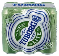 Tuborg Lite 6 x 0,5l, 3 l