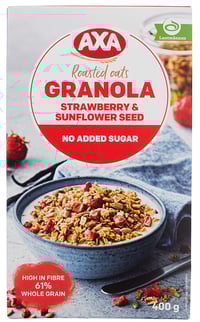Granola Jordbær400g Axa