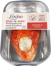 Kyllingbryst Pepper, Chili og Andefett 240g Enh Lovise