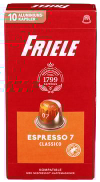 Friele Kaffekaps Espresso 7 Ra 10stk