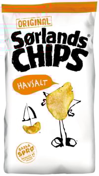 Sørlandschips Havsalt 200g