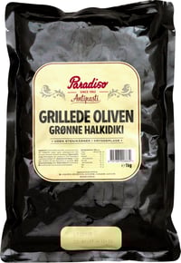 Paradiso Oliven Grillet Grønn 6x1 kg