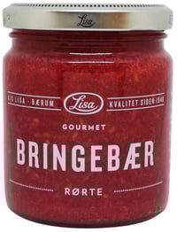 Bringebær Rørte 250g Lisa