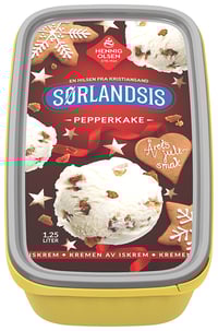 Sørlandsis Pepperkake 1,25l Hennig Olsen